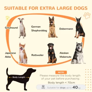 pawhut 46.46 Dog crate furniture